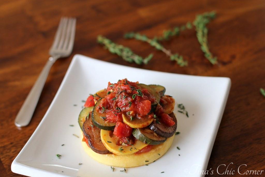 Ratatouille Over Polenta Tina's Chic Corner