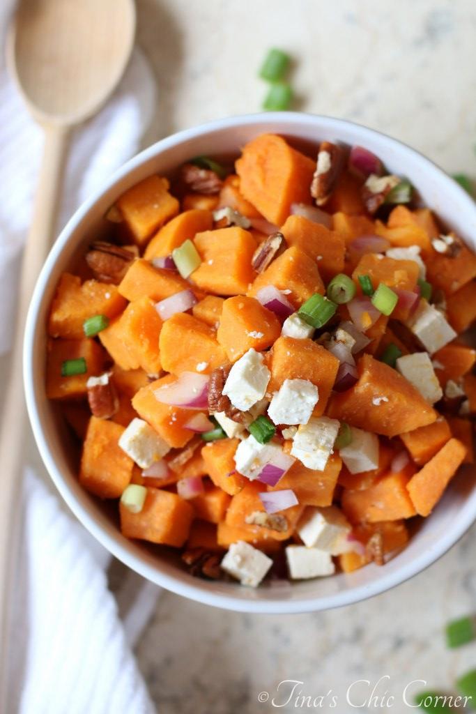 Cold Sweet Potato Salad Tina's Chic Corner