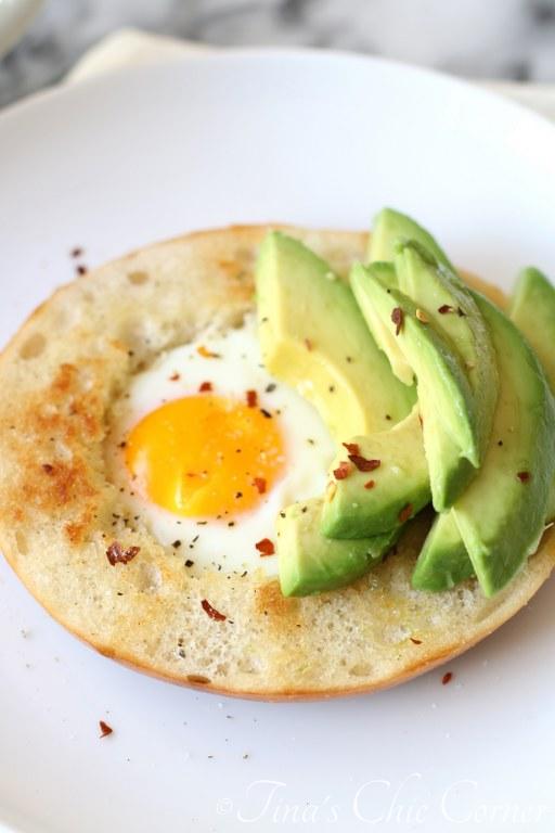 Avocado Egg in a Bagel Tina's Chic Corner